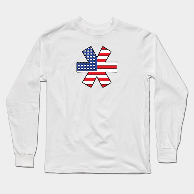 Merican* Long Sleeve T-Shirt by justnclrk